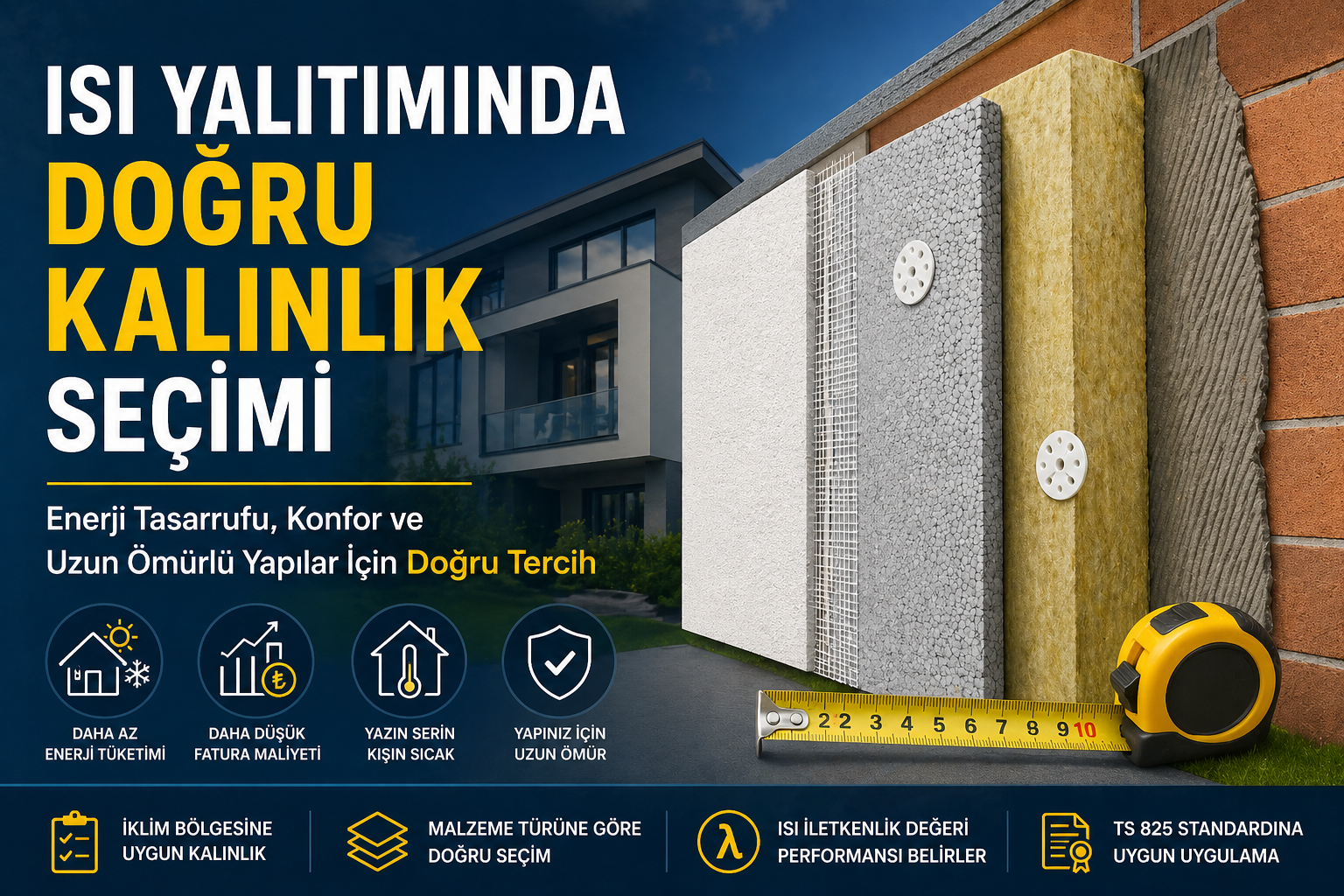 Isı Yalıtımında Doğru Kalınlık Seçimi